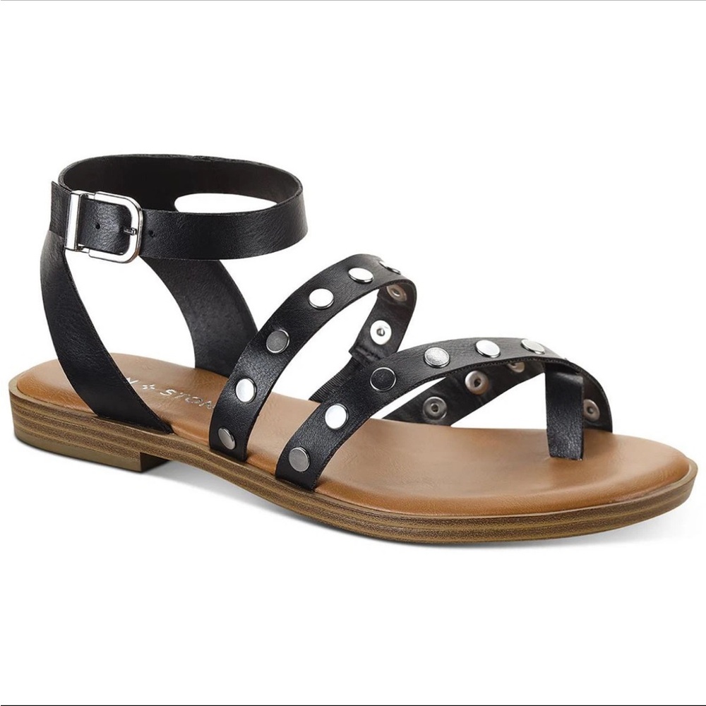 Sun + Stone Studleyy Strappy Sandals
